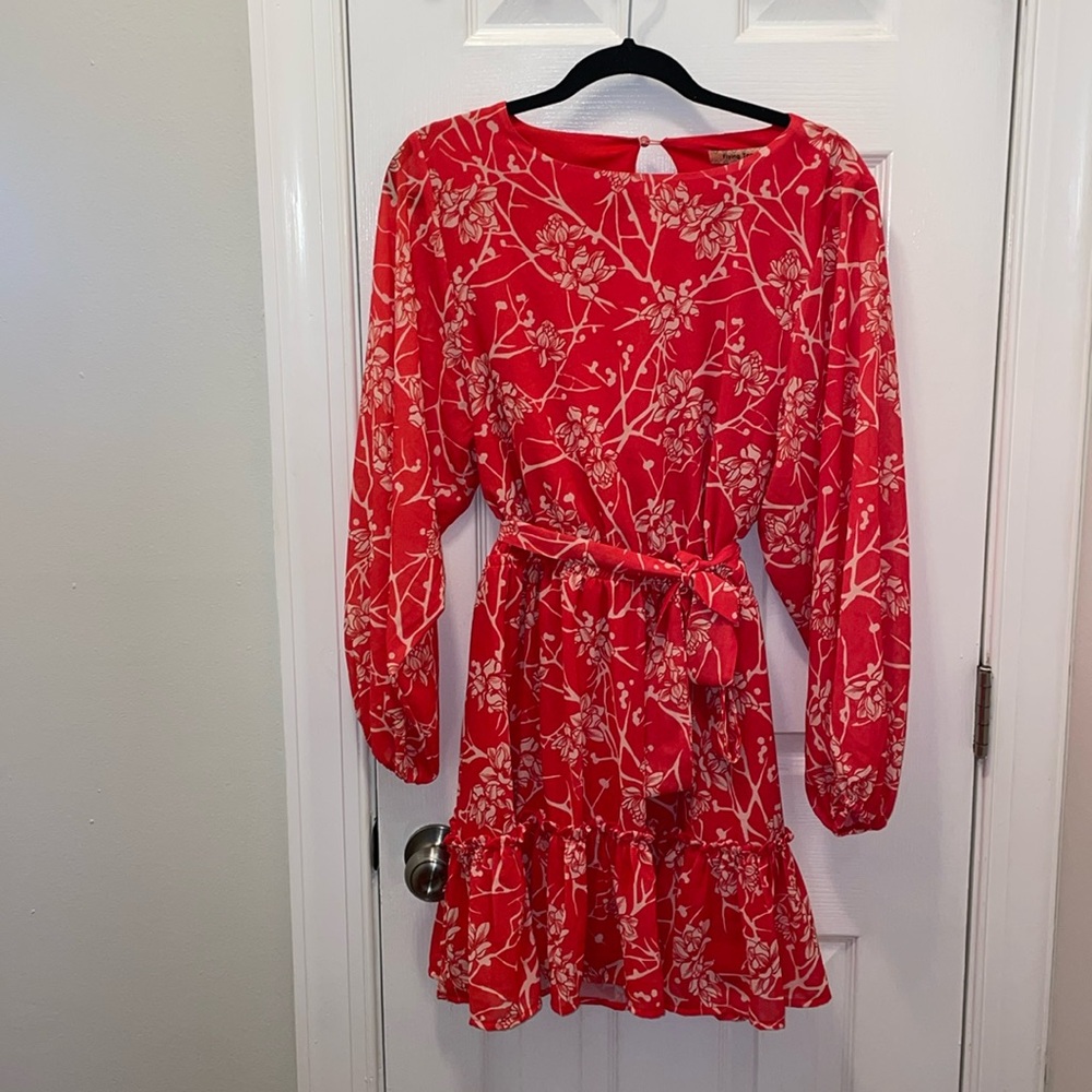 Flying Tomato Belted Mini Dress